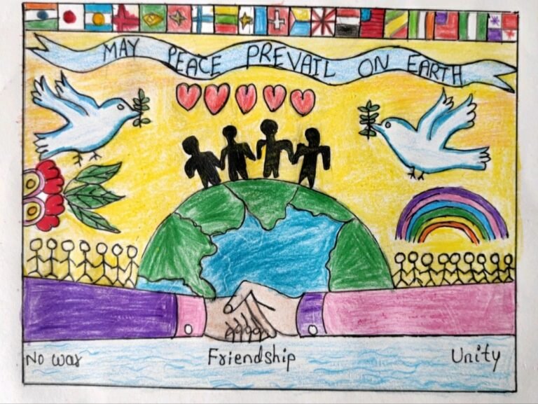 Friendship without borders - Little Authors - Drawings and Paintings by kids
