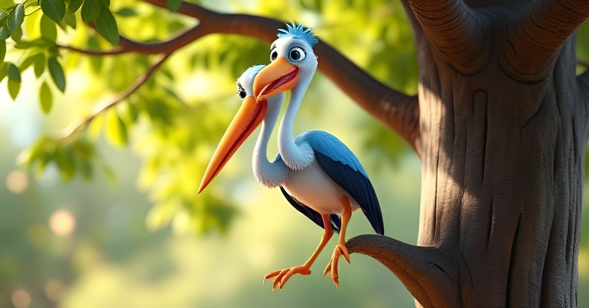 Bird With Two Heads - Panchatantra Tales - Little Authors