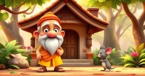The hermit and the mouse - Panchatantra Stories - Aesop fables - little authors