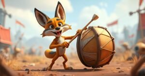 The Jackal And The Drum - Little Authors - Panchatantra Stories - Aesop Fables