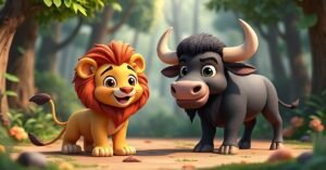 The Lion And The Bull - Little Authors - Panchatantra Stories - Aesop Fables