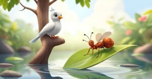 The Dove And The Ant - Panchatantra Stories - Little Authors