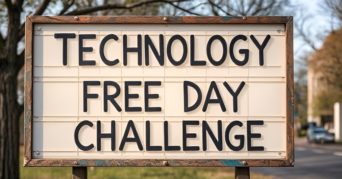 Essay – My Tech Free Day