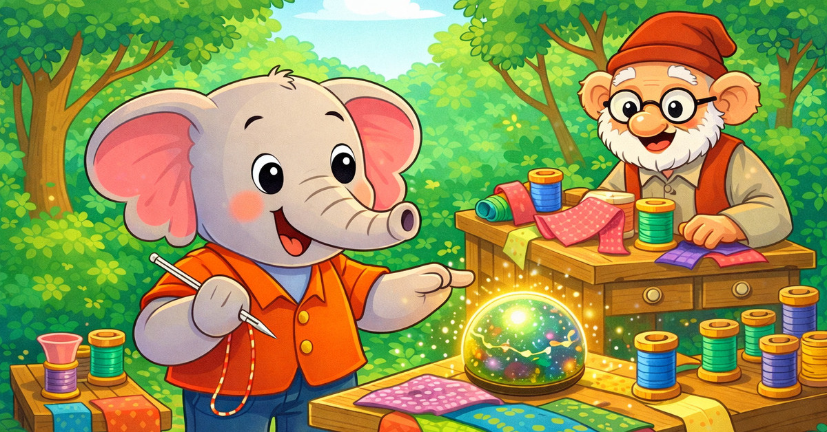 Elephant Who Stitched Magic - Story - Little Authors