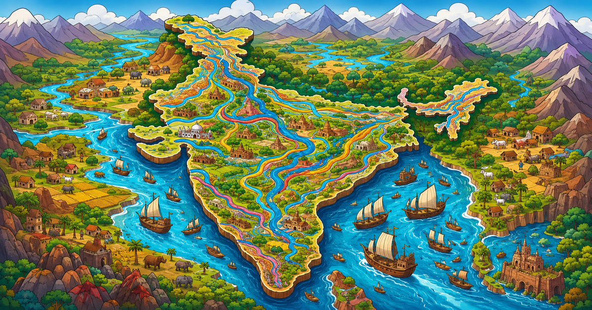 India Land of Rivers - Poem - Little Authors
